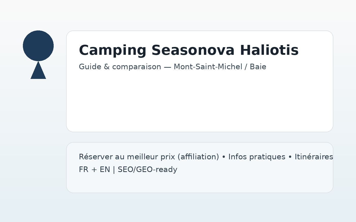 Seasonova Haliotis Campsite — Pontorson