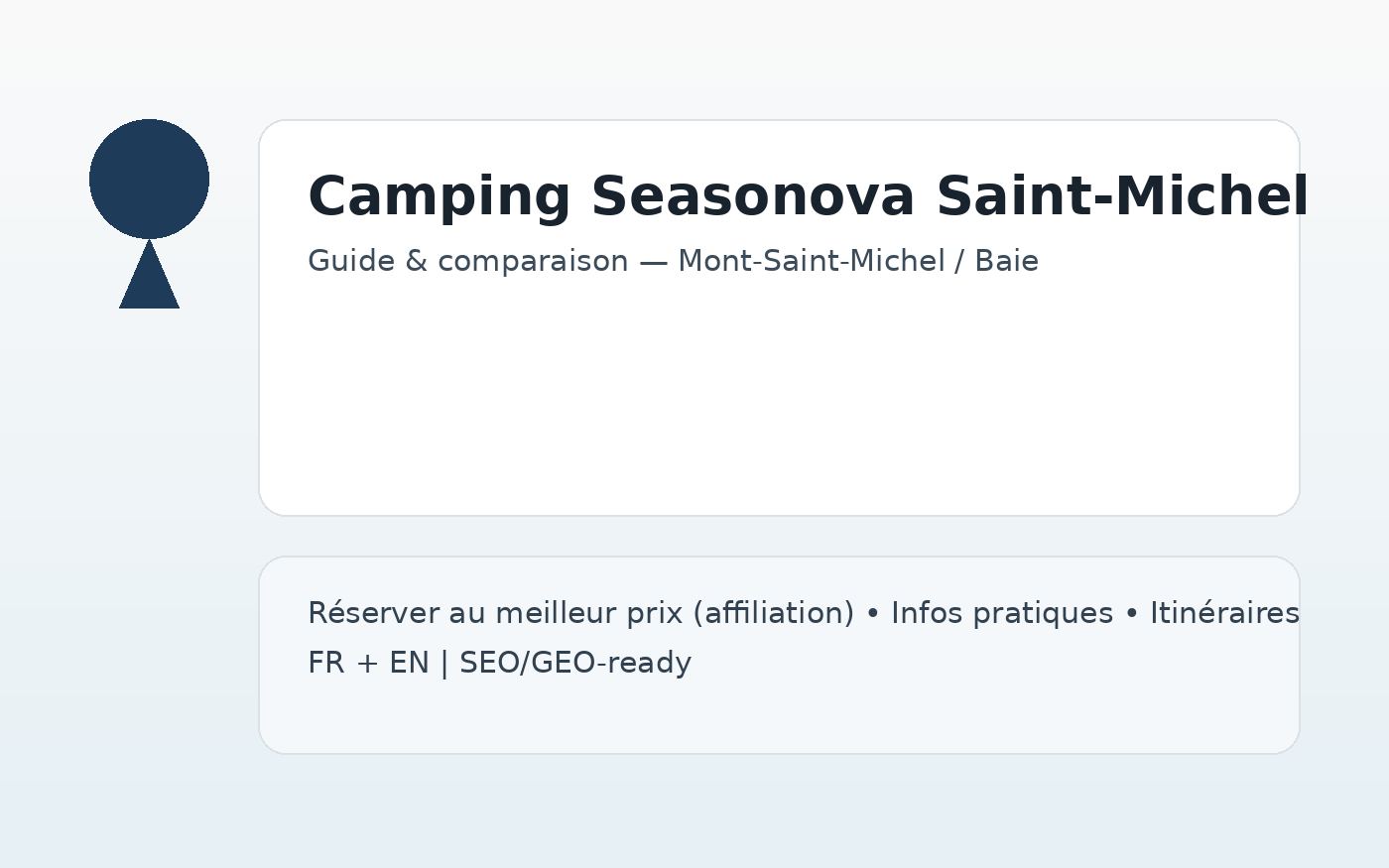 Seasonova Saint-Michel Campsite — Courtils